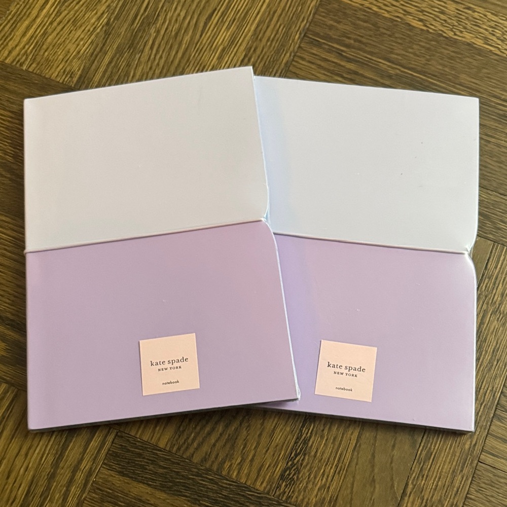 Kate Spade Lilac Plunge Notebooks